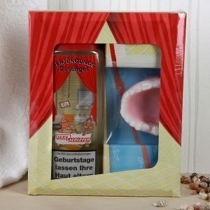 witziges Geschenkset mit Verjüngungsdusc