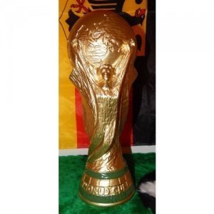 WM 2014 Pokal goldfarbend 40cm