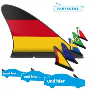 WM-Autoflagge *Fanflosse*