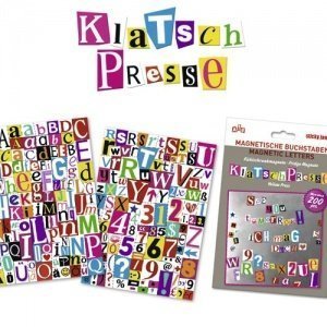 WORTPUZZLE YELLOW PRESS  Kühlschrankmagn