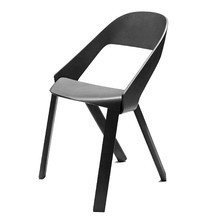 Wogg 50 Stuhl, Buche, schwarz