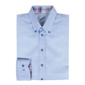 Wohlfühl-Hemd Kapok, hellblau