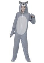 Wolf Kinder-Kostüm grau