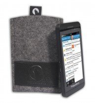 Wolfsrudel BlackBerry Z10 Hülle Grau-Mel