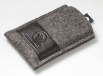 Wolfsrudel HTC One X/X+ Tasche - Grau-Me