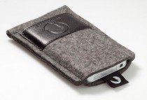 Wolfsrudel iPhone Hülle Grau-Meliert