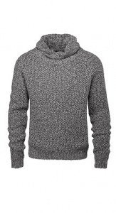 Woll-Mix Grobstrick-Pulli