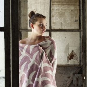 Wolldecke Freedom rosa