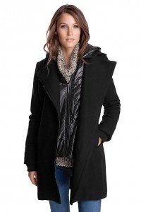 Wolle/Viskose Mantel