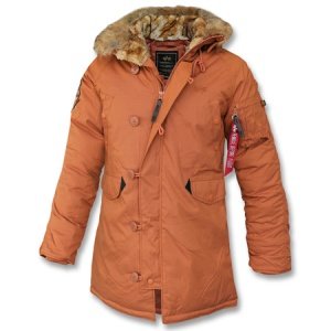 Woman Jacke Explorer N3B burned orange