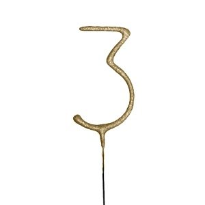 Wondercandle 3, gold