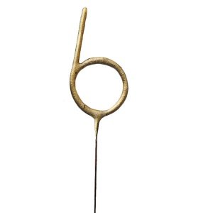 Wondercandle 6, gold