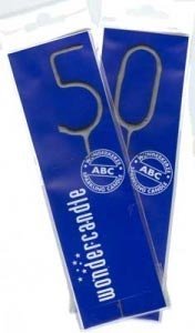 Wunderkerze als Überraschung zum 50. Geb