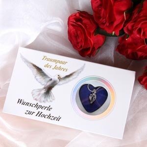 Wunschperle zur Hochzeit mit Kette