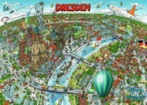 Wusel Puzzle Dresden in 3D