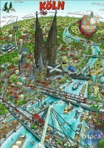 Wusel Puzzle Köln in 3D