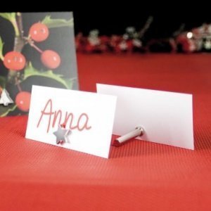 X-Mas Platzkartenhalter Stern 6er Set