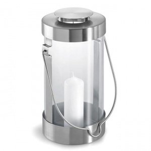 XL-Edelstahl-Laterne