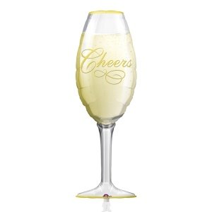 XL-Folienballon Champagnerglas