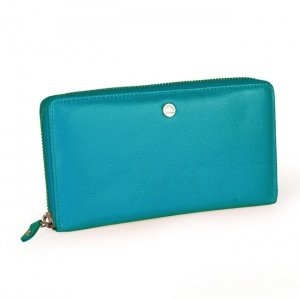 XL-Geldbörse Derby petrolblau
