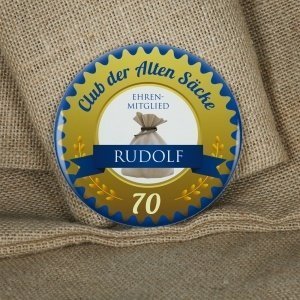 XXL-Button für alte Säcke zum Geburtstag