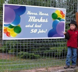 XXL Geburtstagsbanner personalisiert 0,8