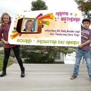 XXL Geburtstagsbanner personalisiert 0,8