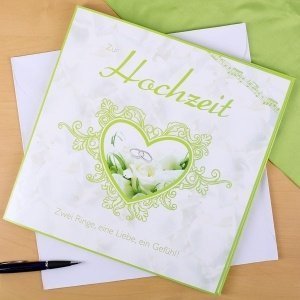 XXL Grußkarte mit Sound zur Hochzei