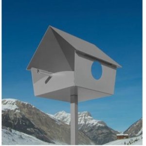 XXL Piep Show Vogelhaus silber 529a von 