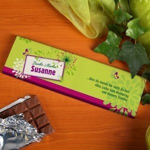 XXL Schokolade Danke Mama mit Name und T