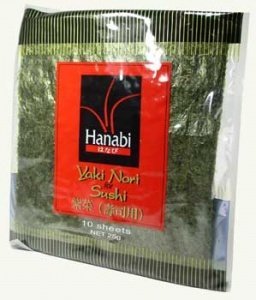 Yaki-Nori Blätter für Sushi (10 Blätter)