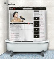 YouTube-Duschvorhang