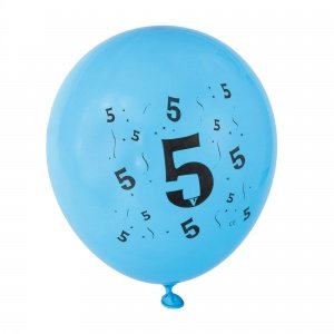 Zahlen-Luftballons
