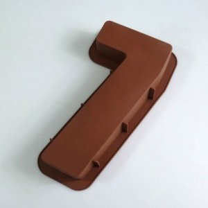 Zahlen Silikonbackform - Nummer 7