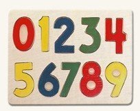 Zahlenpuzzle Spielzeug aus Holz