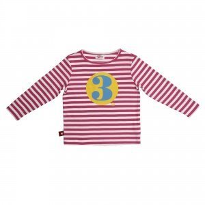 Zahlenshirt Girls 3 Jahre rosa