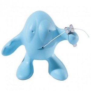 Zahnseidenspender Otto hellblau