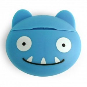 Zahnseidespender Monster Floss blau