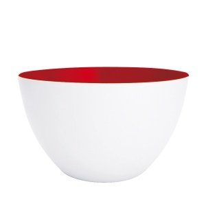 Zak designs Schüssel DUO 22cm weiß-rot