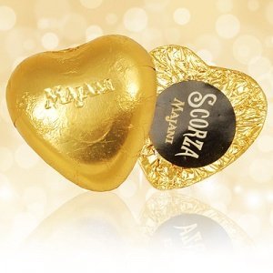 Zartbitterherz mit Kakaocreme Majani Pra