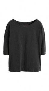 Zartes Fledermaus-Shirt mit Zier-Zipper