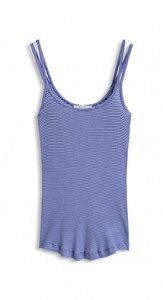 Zartes Jersey-Top mit feiner Rippenstruk