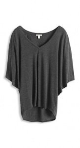 Zartes Oversize-Shirt aus Baumwoll-Mix