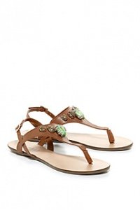 Zehensandale + Ziersteine