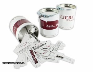 Zeit es Liebe zu nennen – Geschenkdose