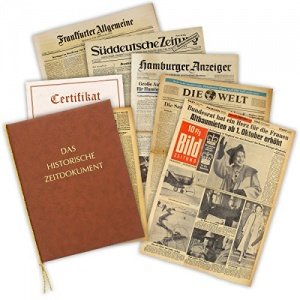 Zeitung vom Tag der Geburt 1969