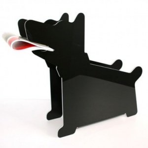 Zeitungsständer Poppy schwarz