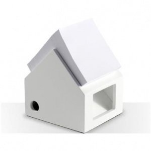 Zettelhalter Blockhaus weiß SE-0626 von 