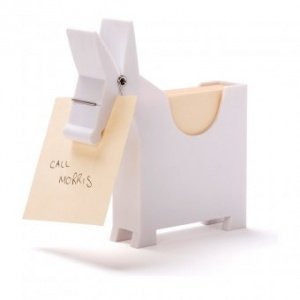 Zettelhalter Memo Morris weiß