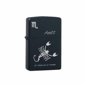 Zippo® Feuerzeug Black *Skorpion*